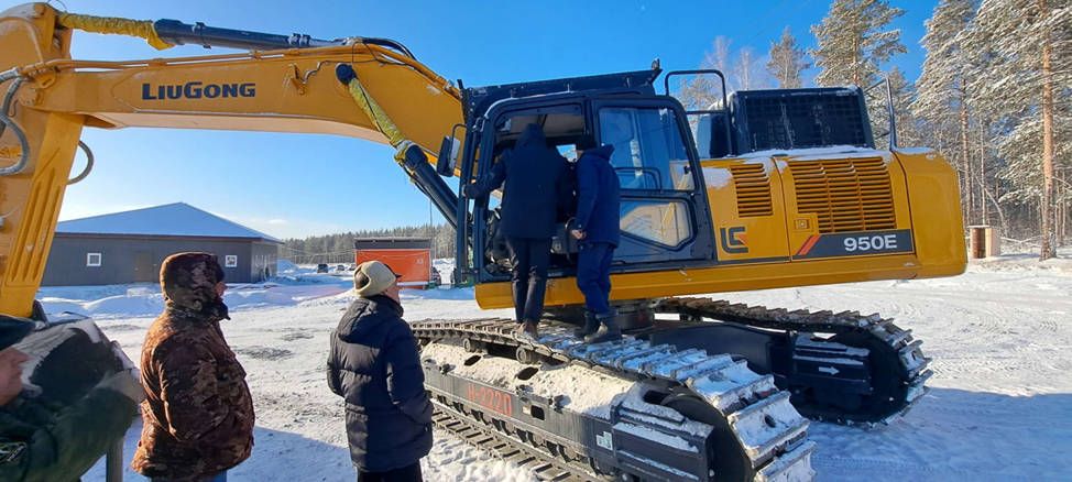 тест-драйв экскаватора LiuGong 950E